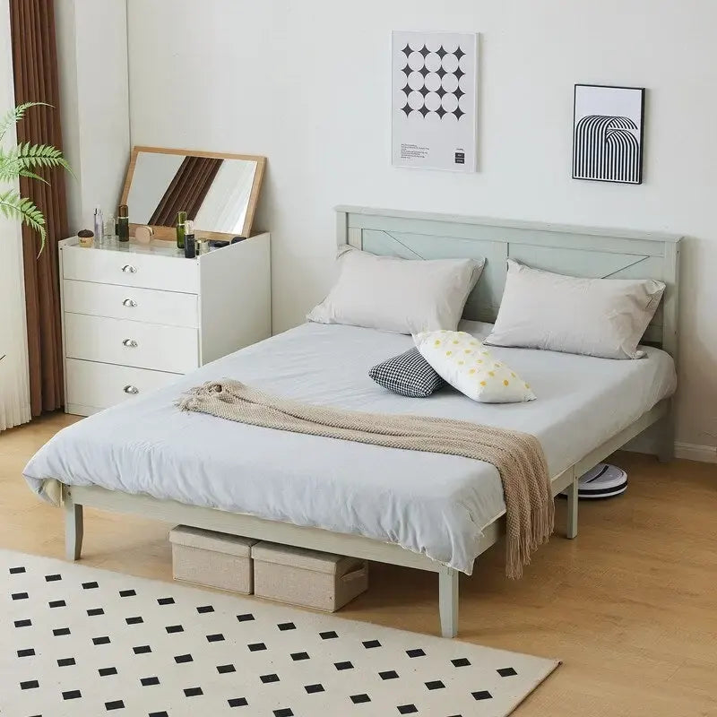 Lits en bois sans pied de lit