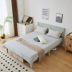 Lits en bois sans pied de lit