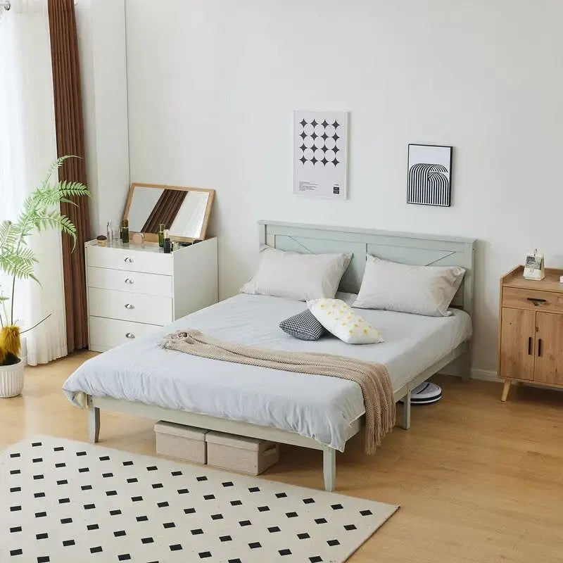 Lits en bois sans pied de lit