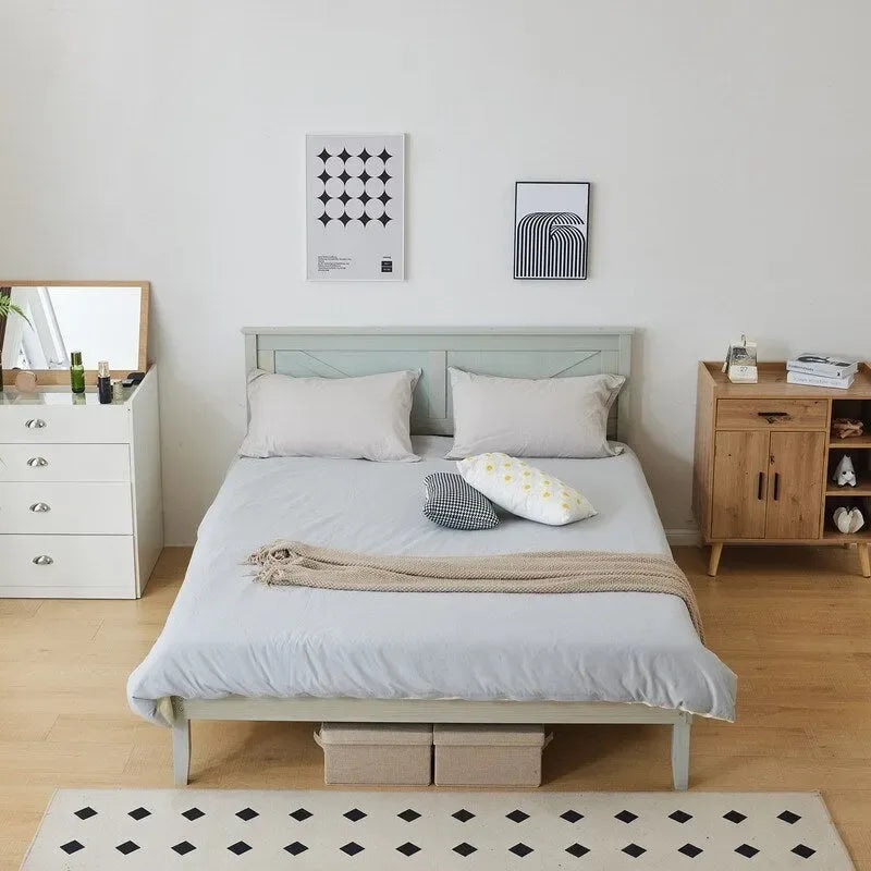 Lits en bois sans pied de lit