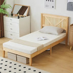 Lits en bois sans pied de lit