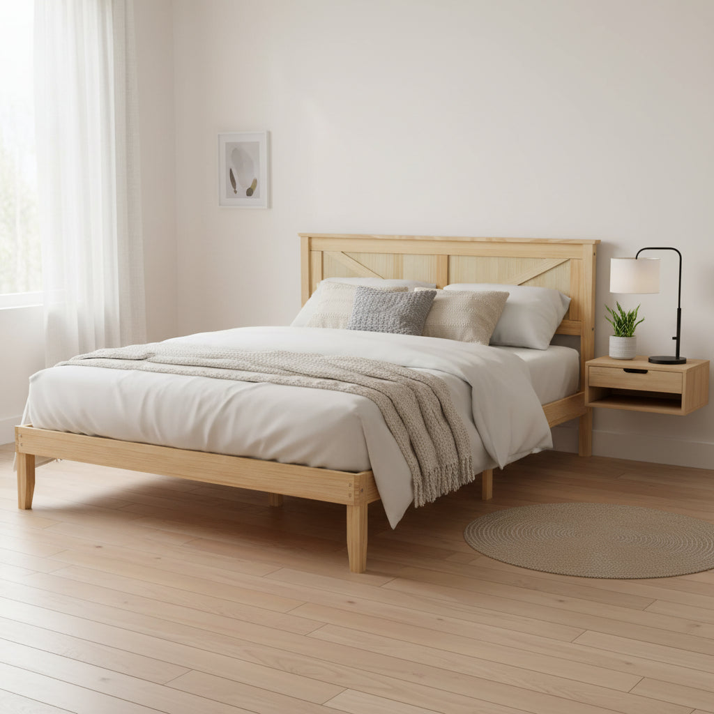 Lits en bois sans pied de lit